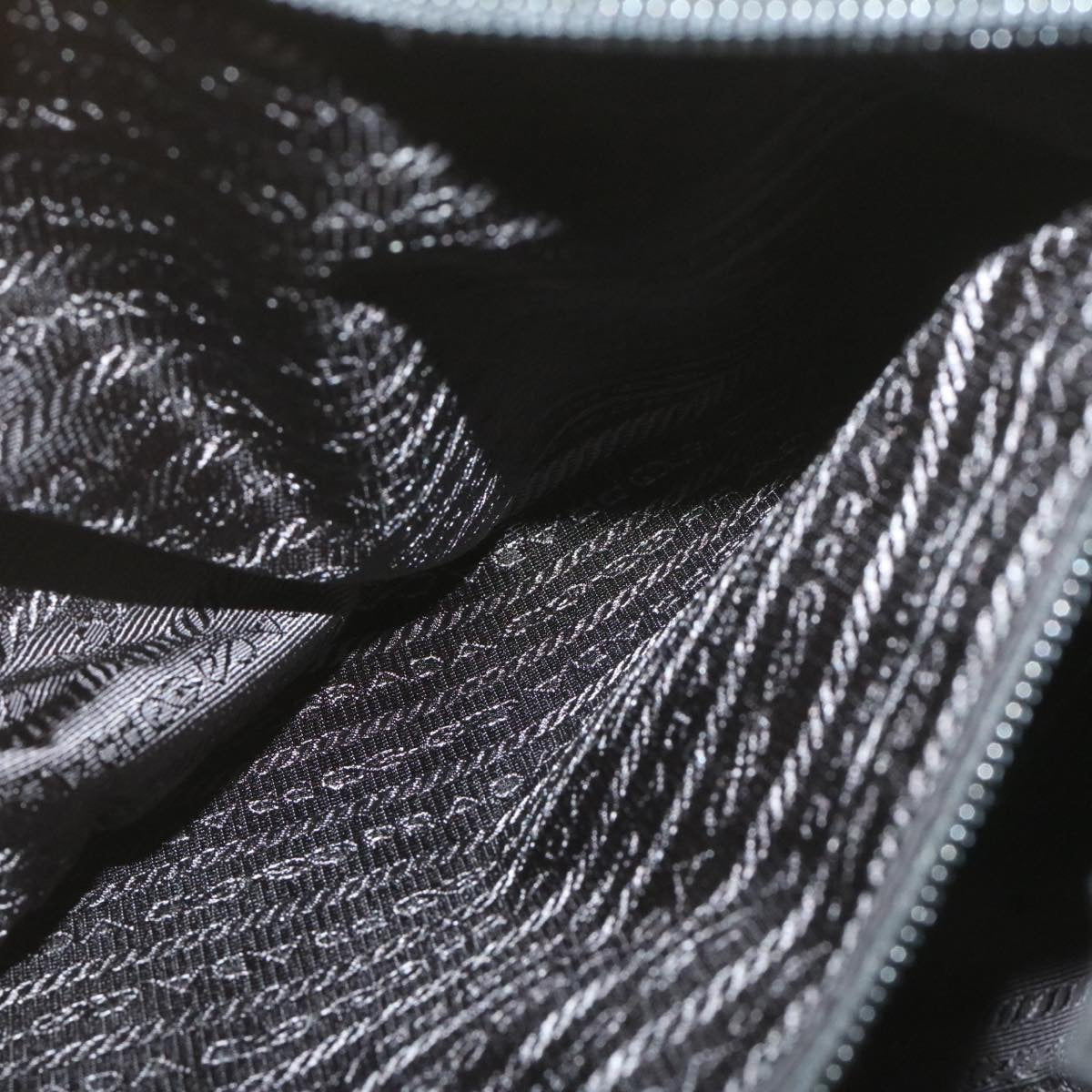 PRADA Nylon Fur Backpack Black 2VZ015 21454A