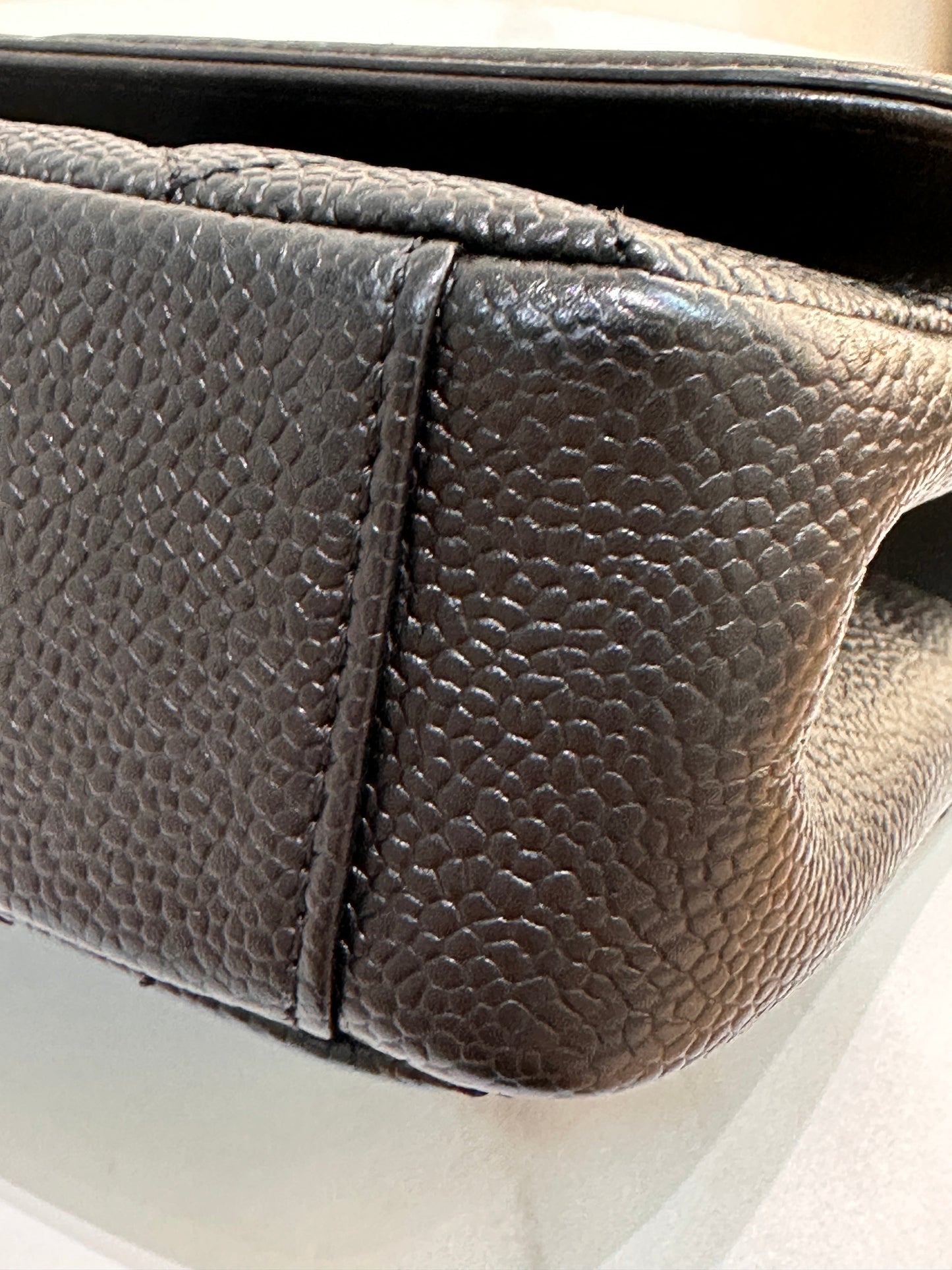 CHANEL Caviar Quilted Small CC Filigree Flap Black