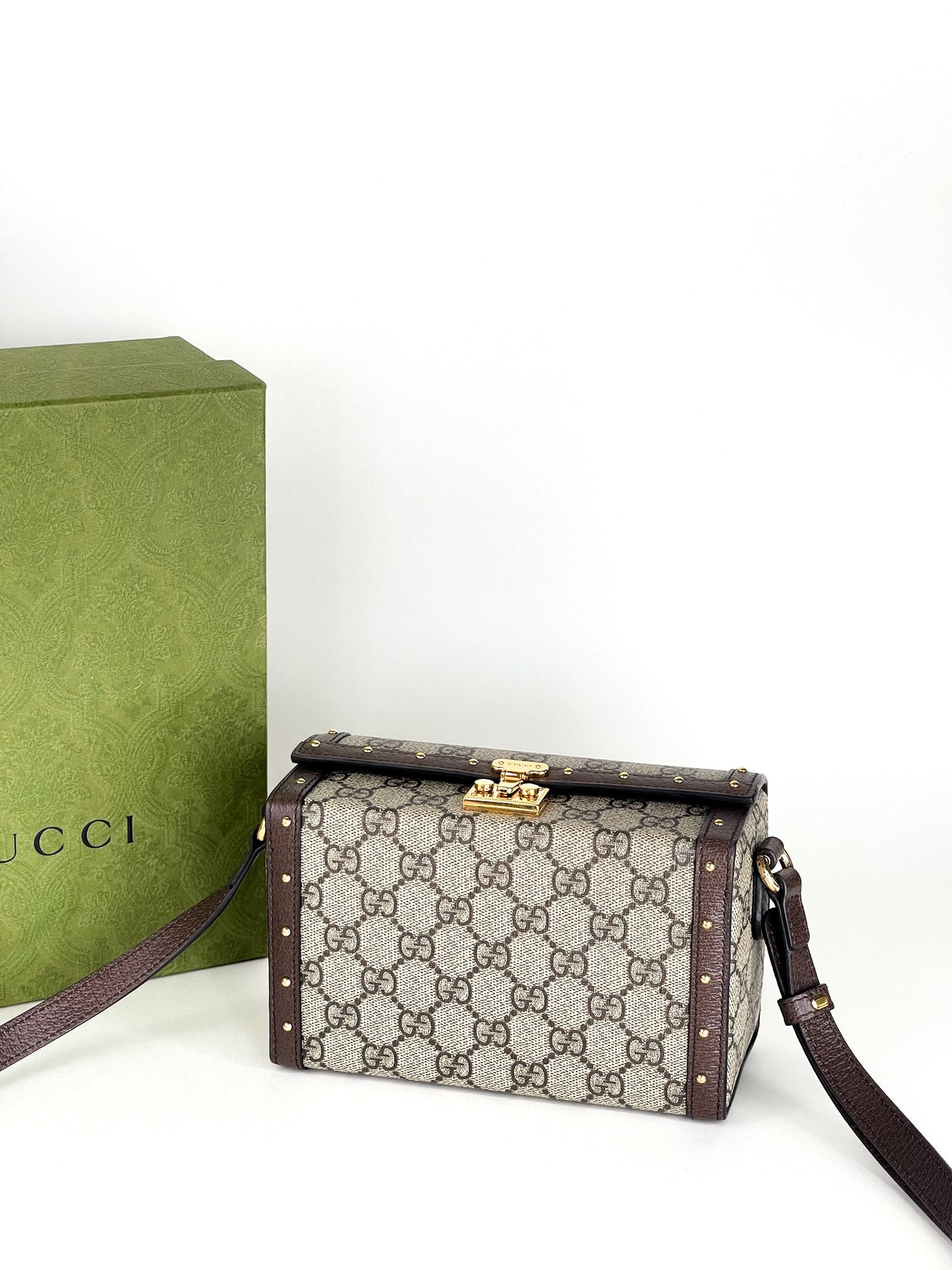 Gucci GG Supreme Trunk Bag