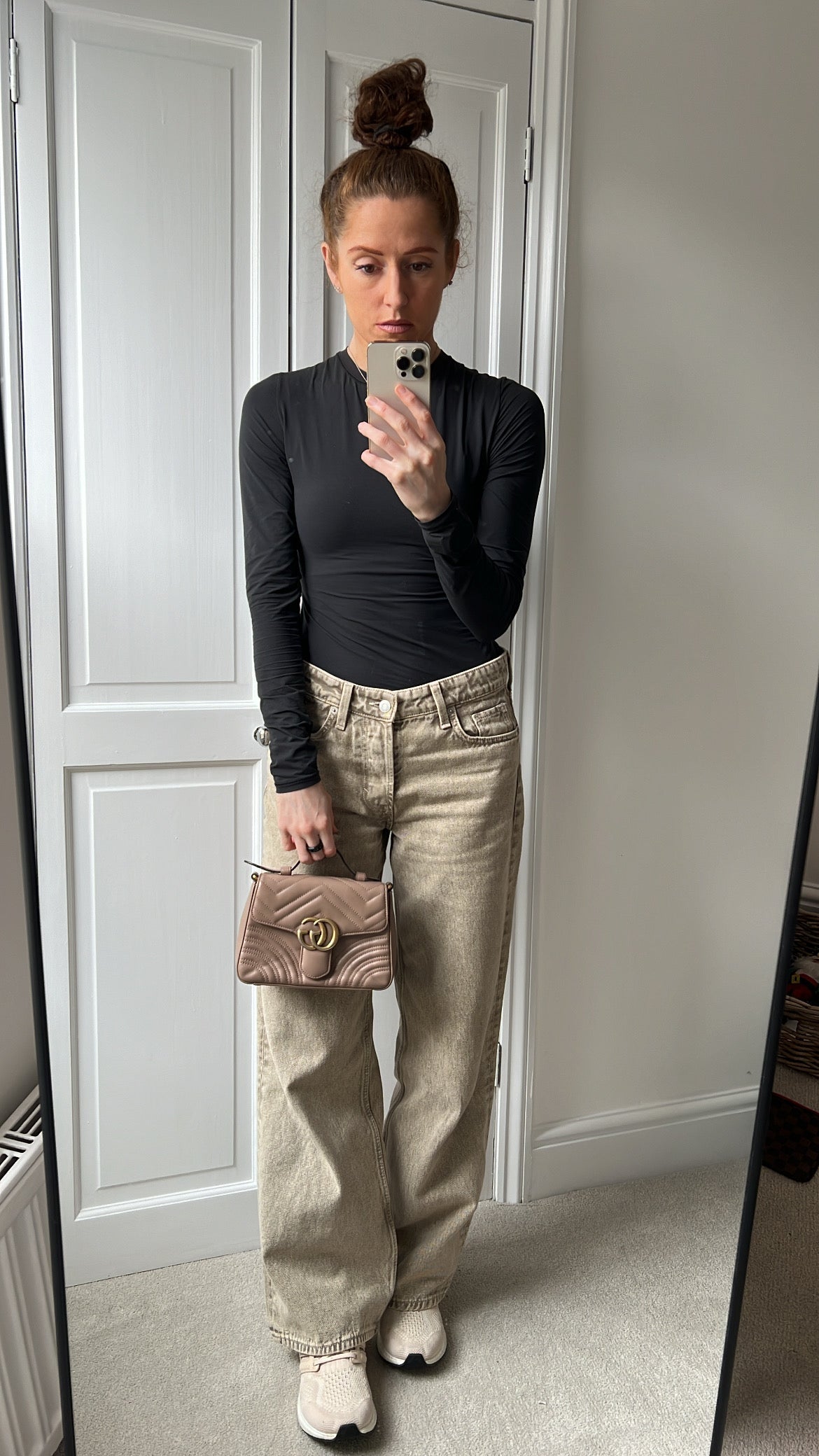 Gucci GG Dusty Pink Marmont Mini Top Handle Bag (RRP £1,890)