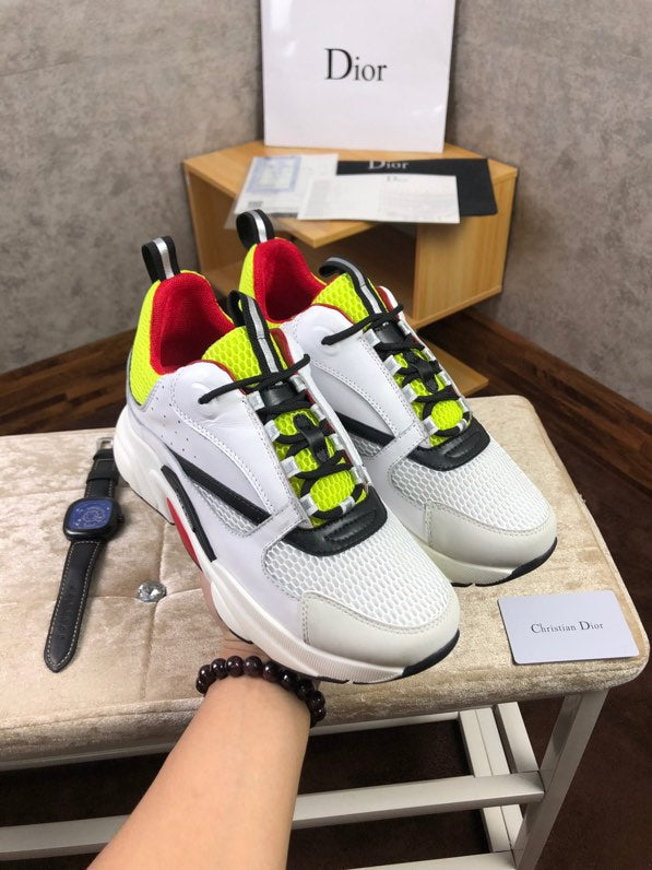 Christian Dior B22 White And Yellow Sneaker