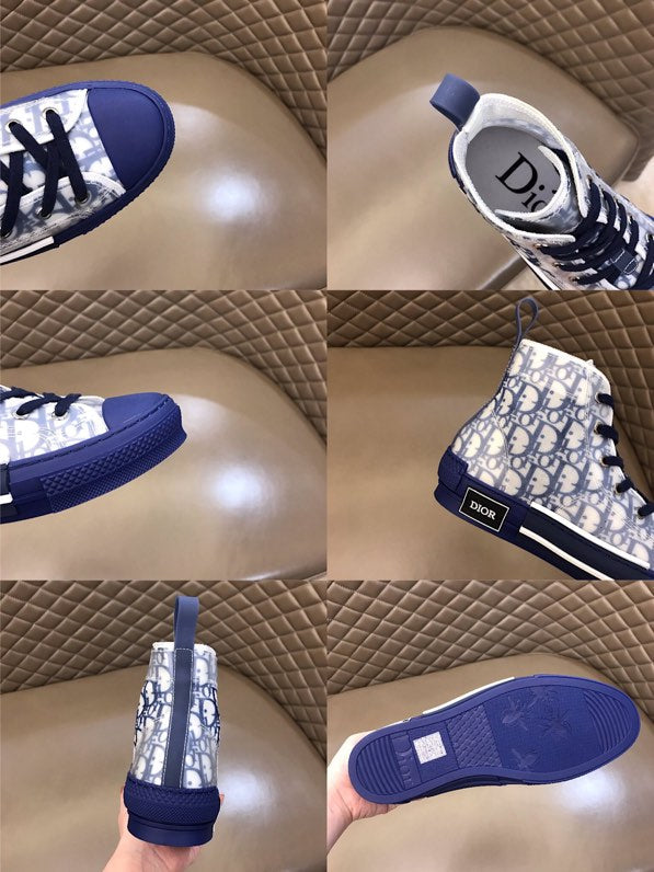 Christian Dior B23 Blue HIGH-TOP SNEAKER