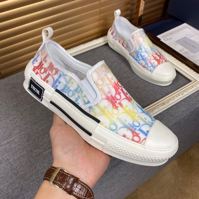 Christian Dior B23 Slip Blue And White LOW-TOP SNEAKER