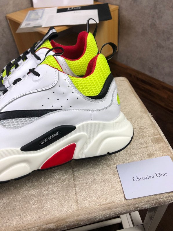 Christian Dior B22 White And Yellow Sneaker