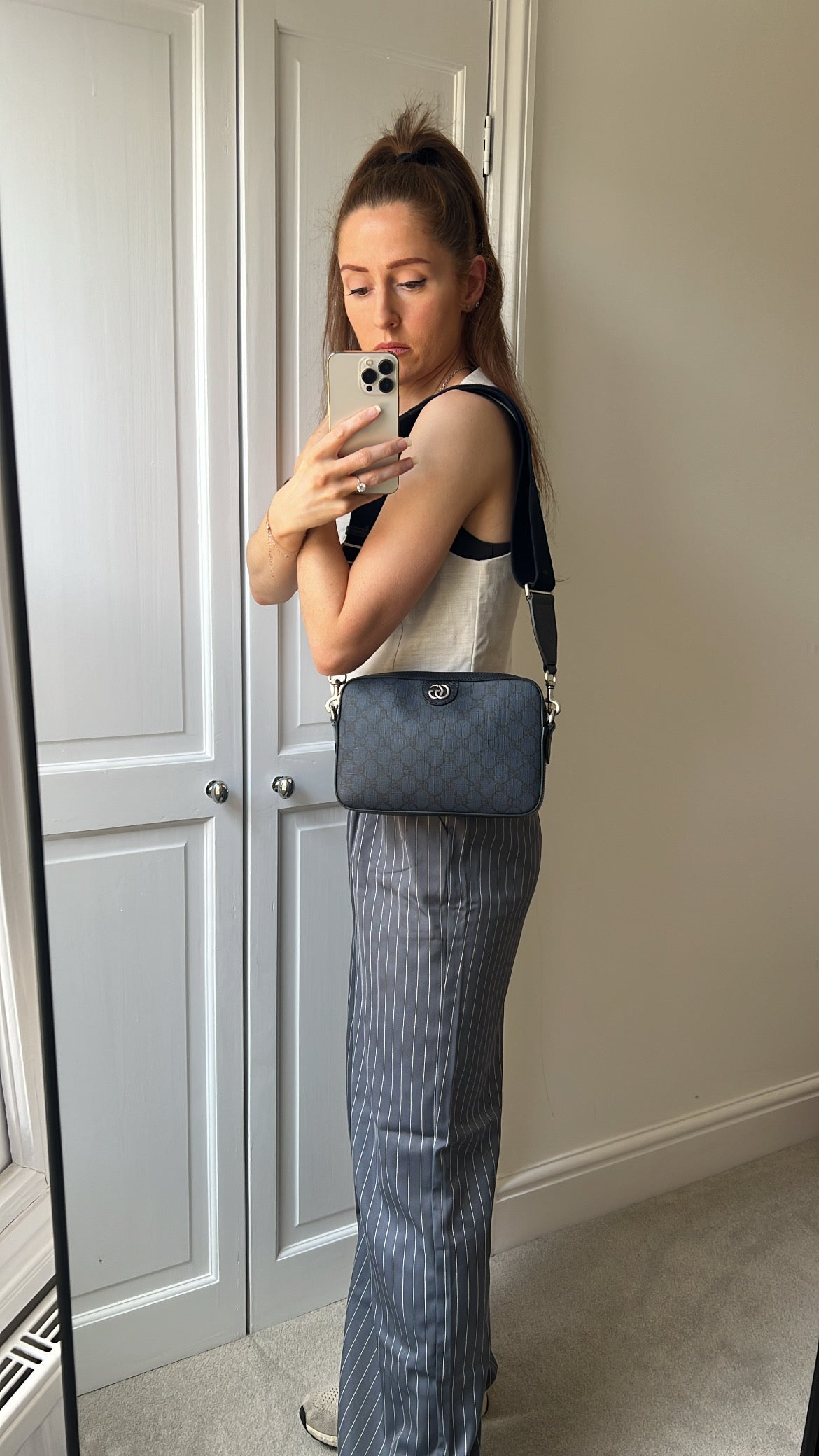 Gucci Ophidia Blue/Black Small Crossbody Bag (RRP £1360)
