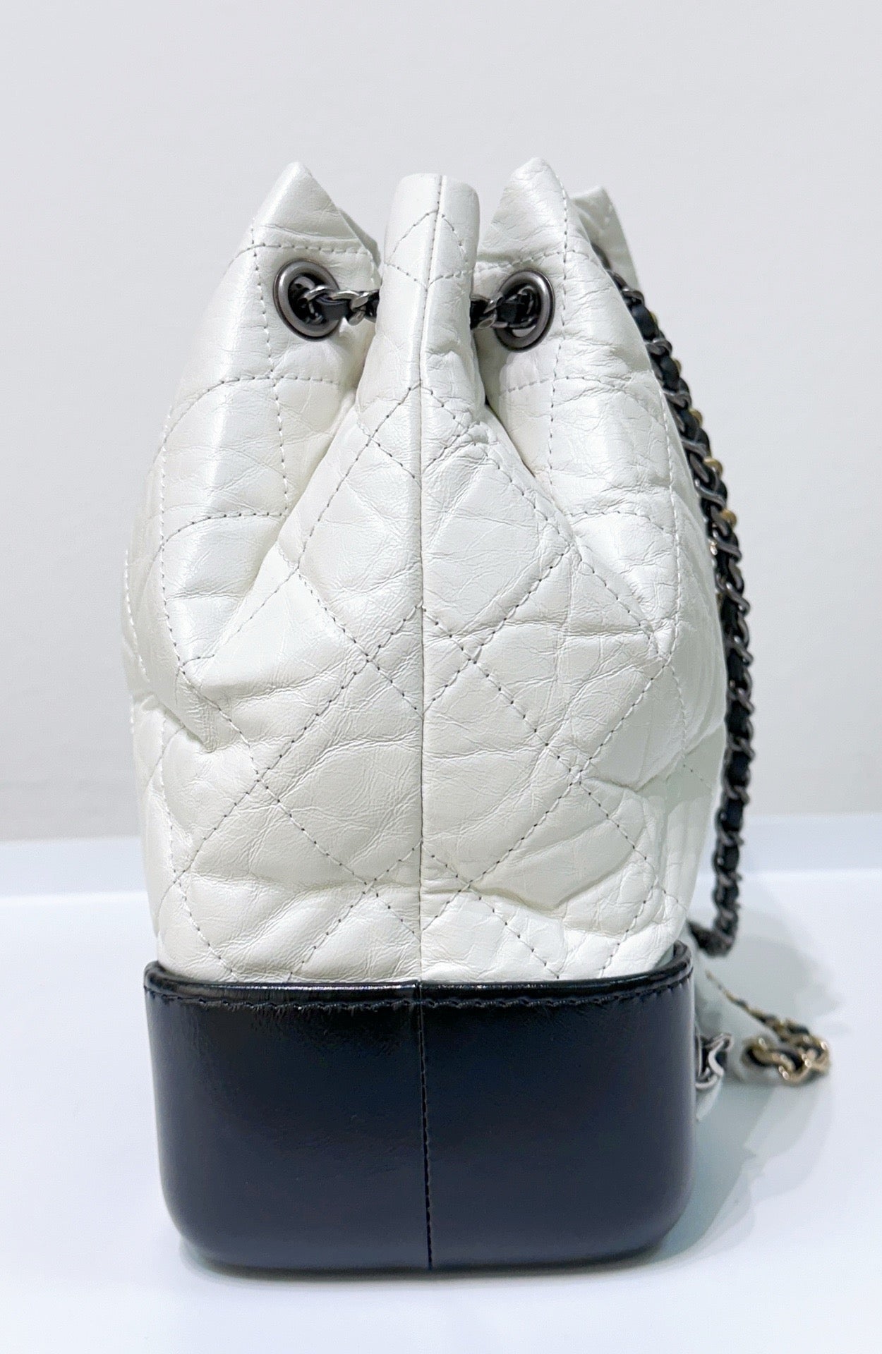 CHANEL Gabrielle Small Backpack White