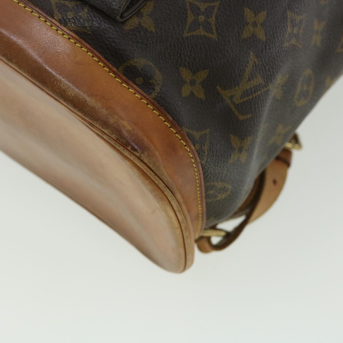 LOUIS VUITTON Monogram Montsouris GM Backpack M51135 LV Auth 34113