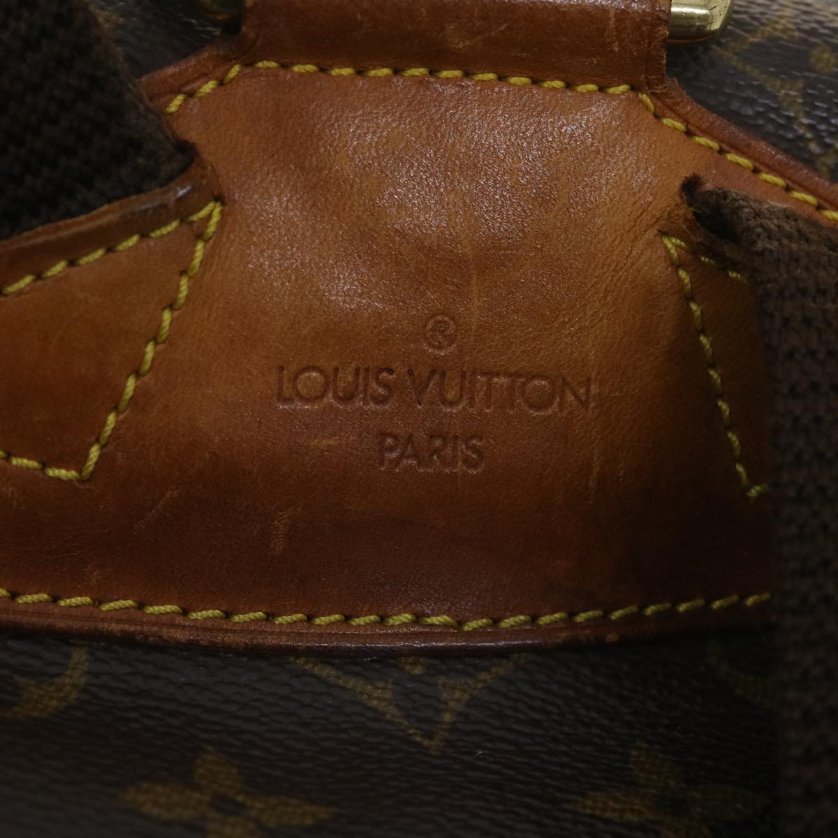 LOUIS VUITTON Monogram Montsouris GM Backpack M51135 LV Auth 34113