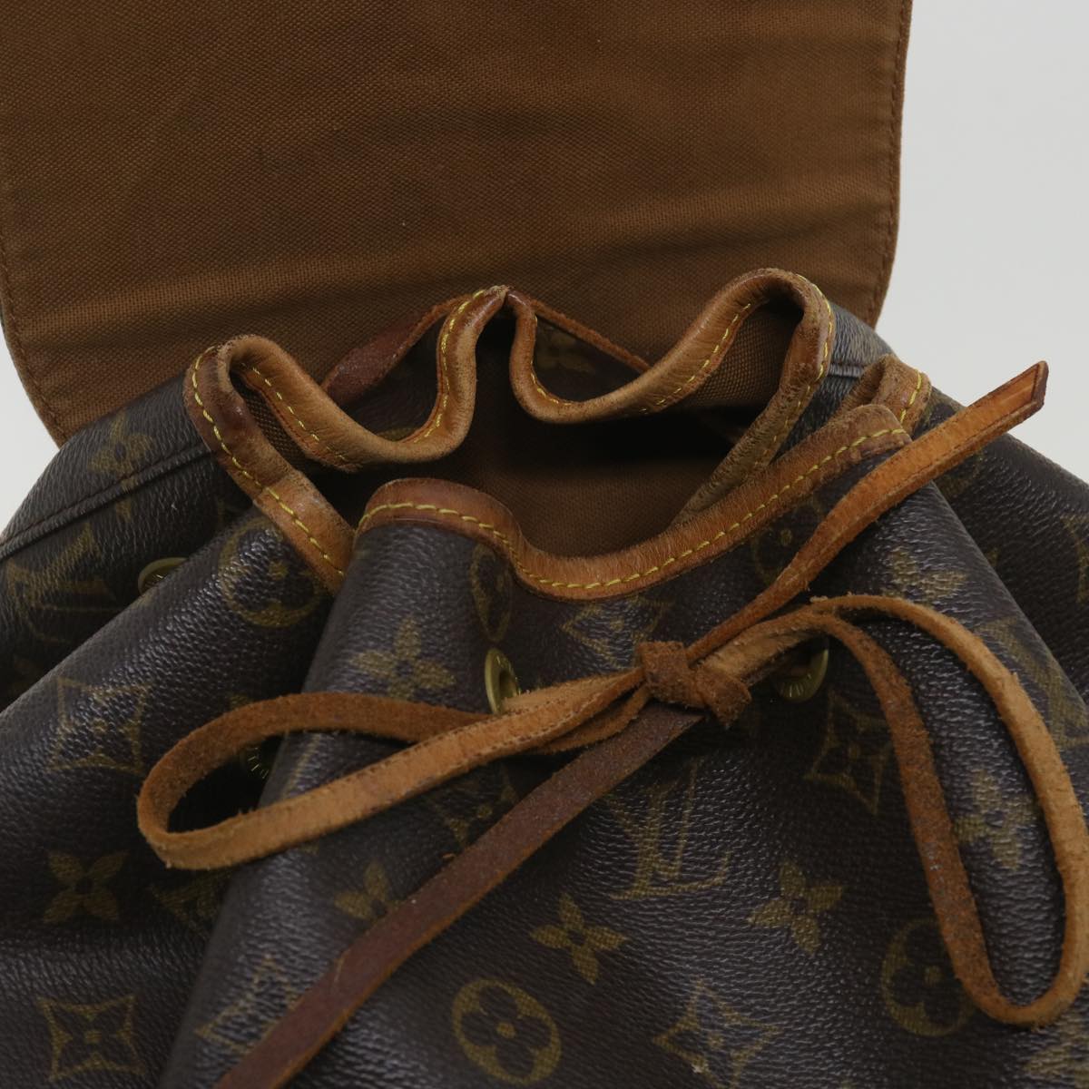 LOUIS VUITTON Monogram Montsouris GM Backpack M51135 LV Auth 34113