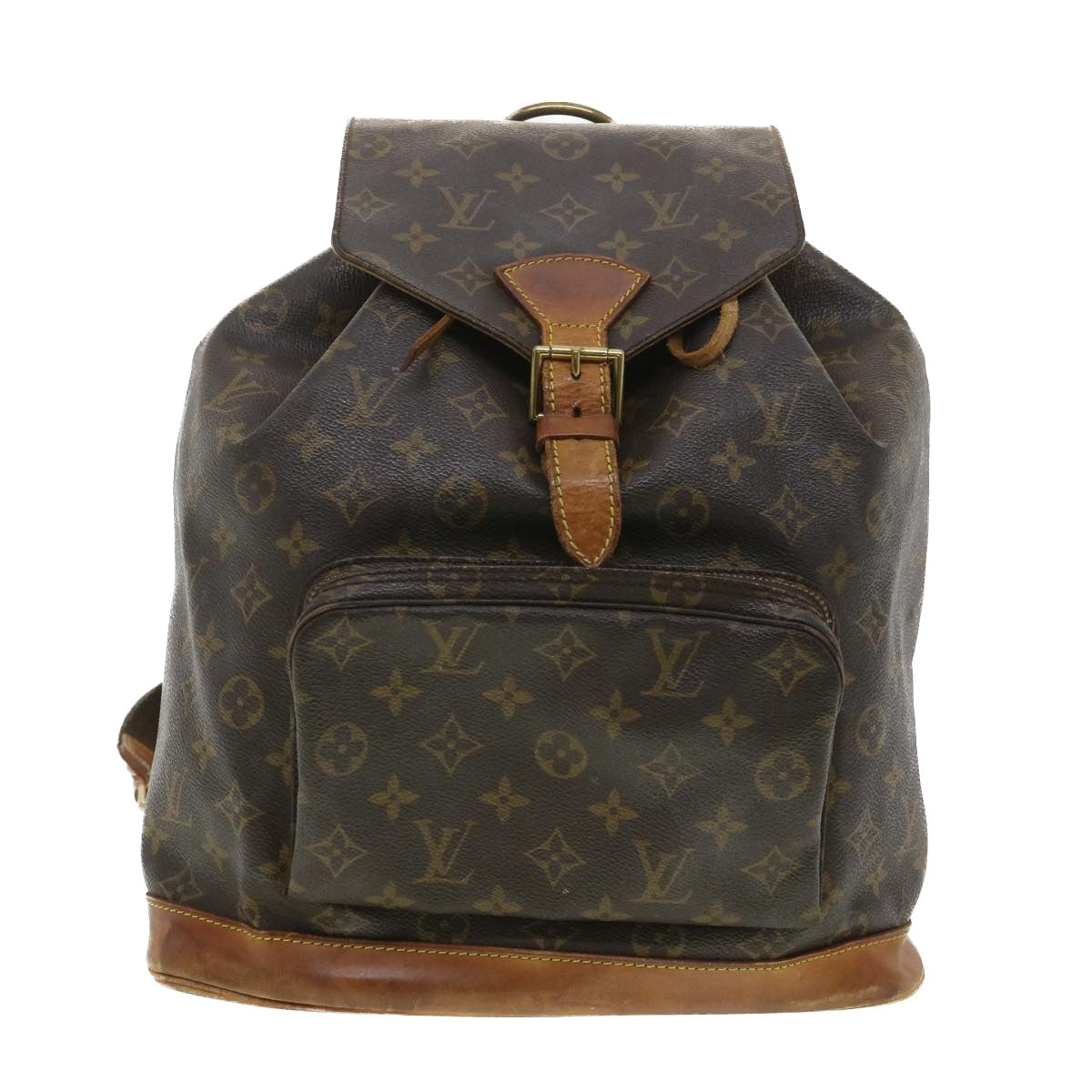 LOUIS VUITTON Monogram Montsouris GM Backpack M51135 LV Auth 34113