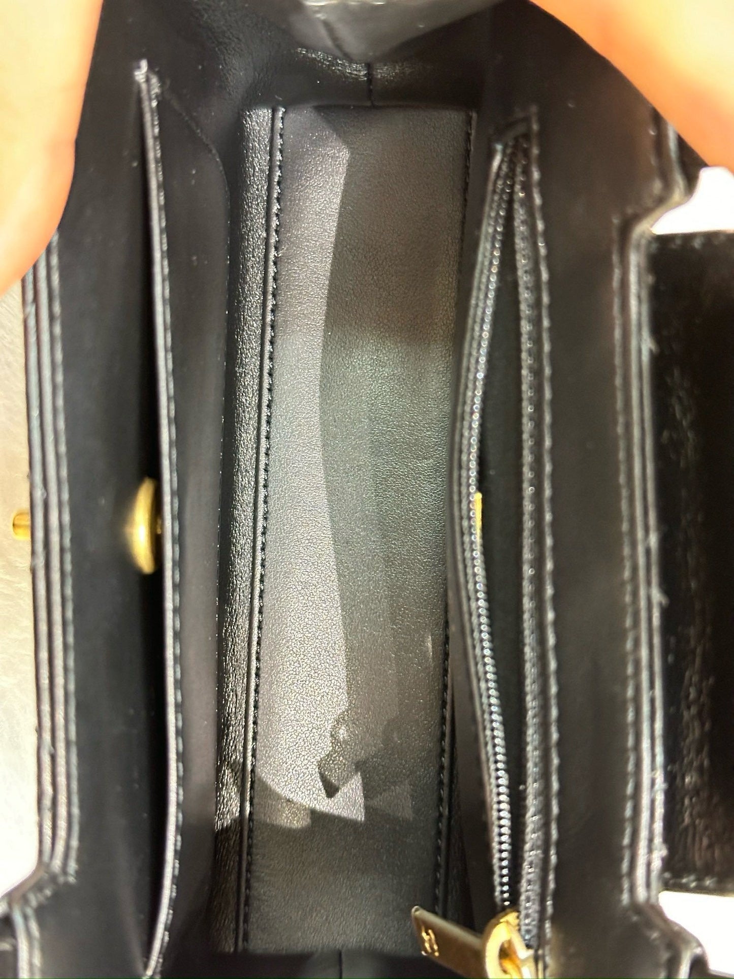 Chanel Lambskin Kelly Shopping Bag Black GHW 19cm