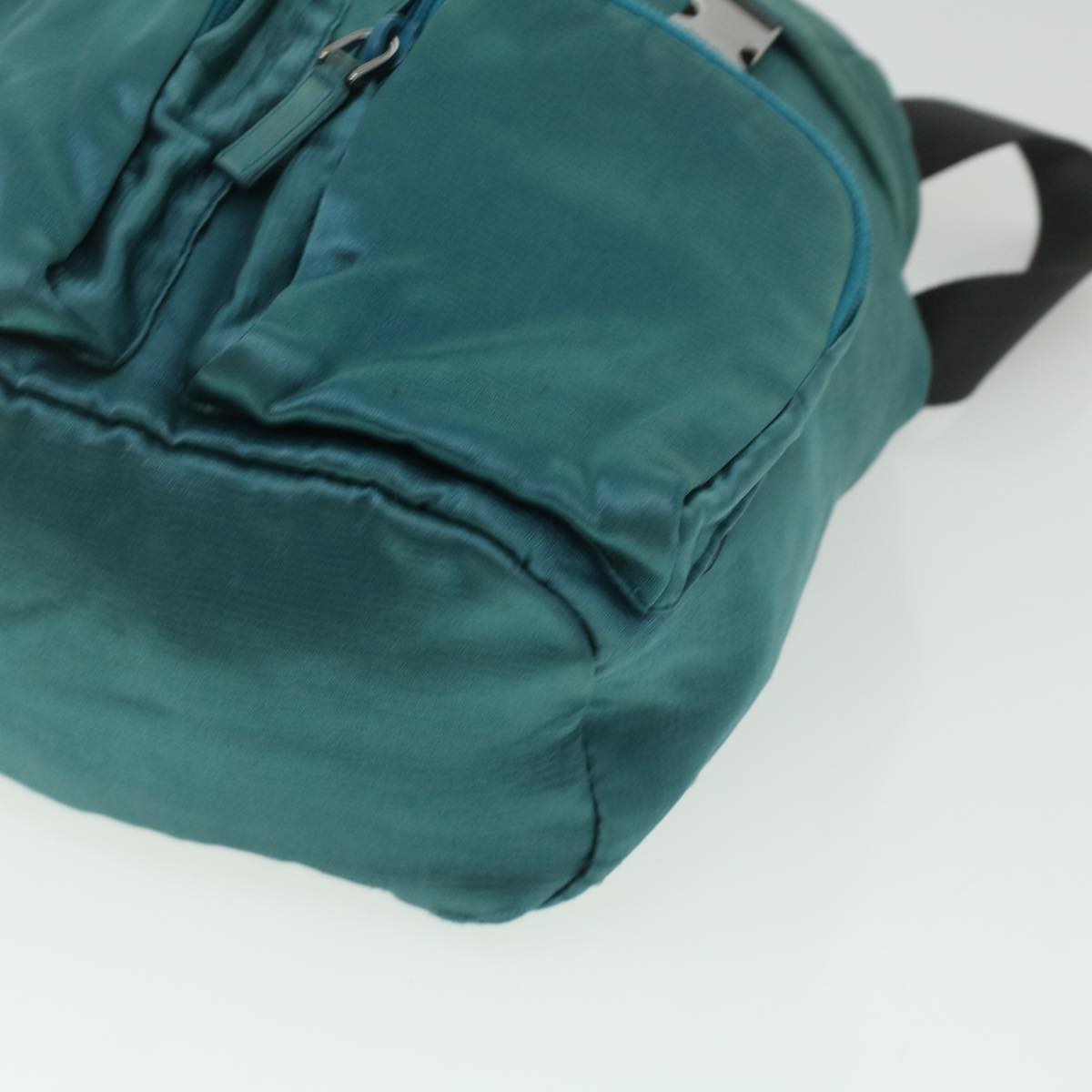 PRADA Backpack Wool Light Blue 38035