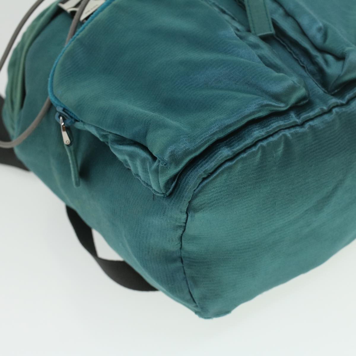 PRADA Backpack Wool Light Blue 38035