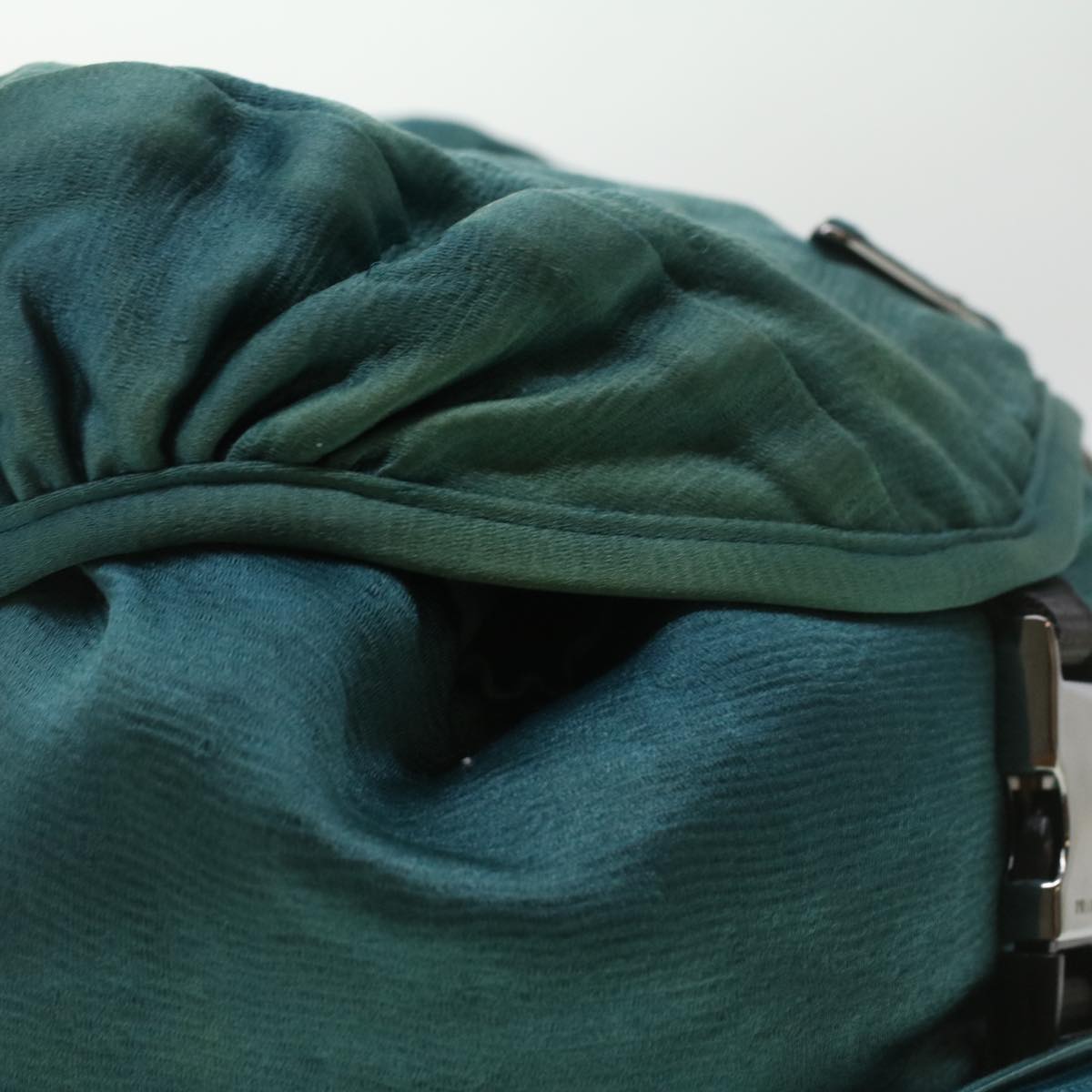 PRADA Backpack Wool Light Blue 38035