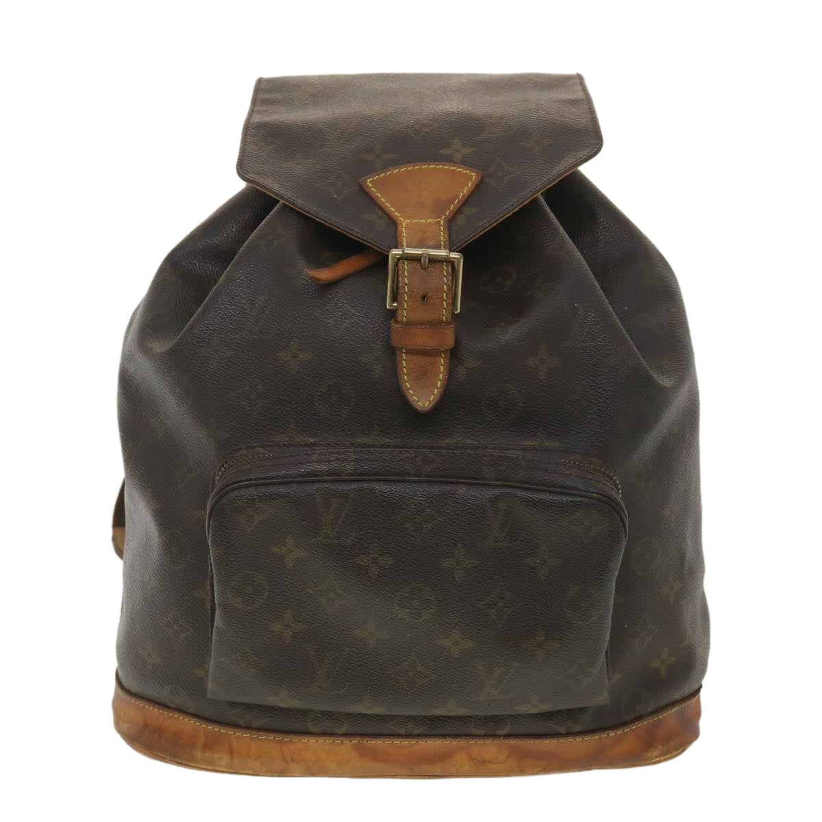 LOUIS VUITTON Monogram Montsouris GM Backpack M51135 LV Auth 38161