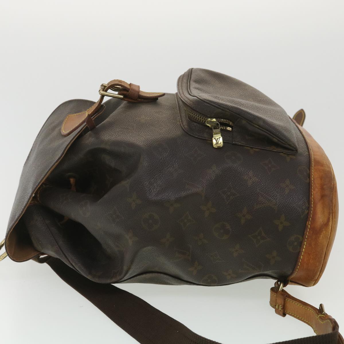 LOUIS VUITTON Monogram Montsouris GM Backpack M51135 LV Auth 38161