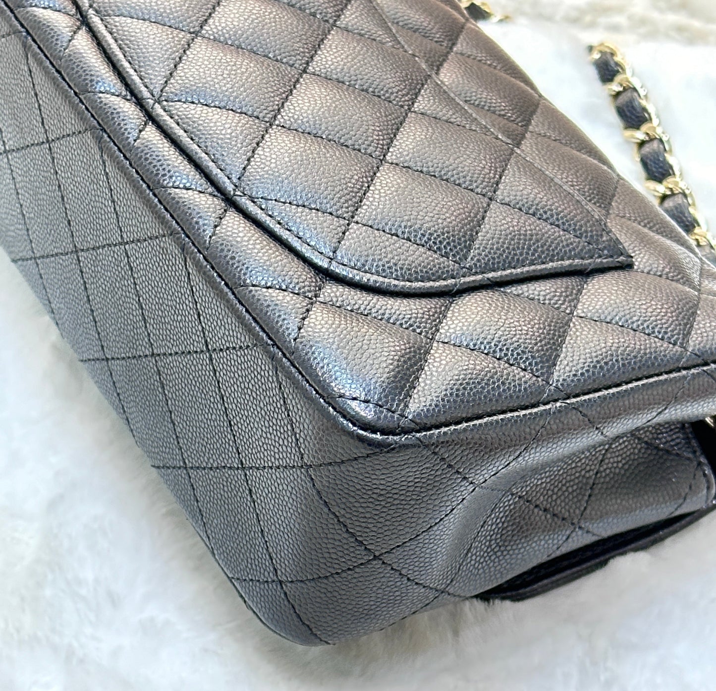 Chanel Mini Rectangular Classic Flap Black Bag GHW 17B