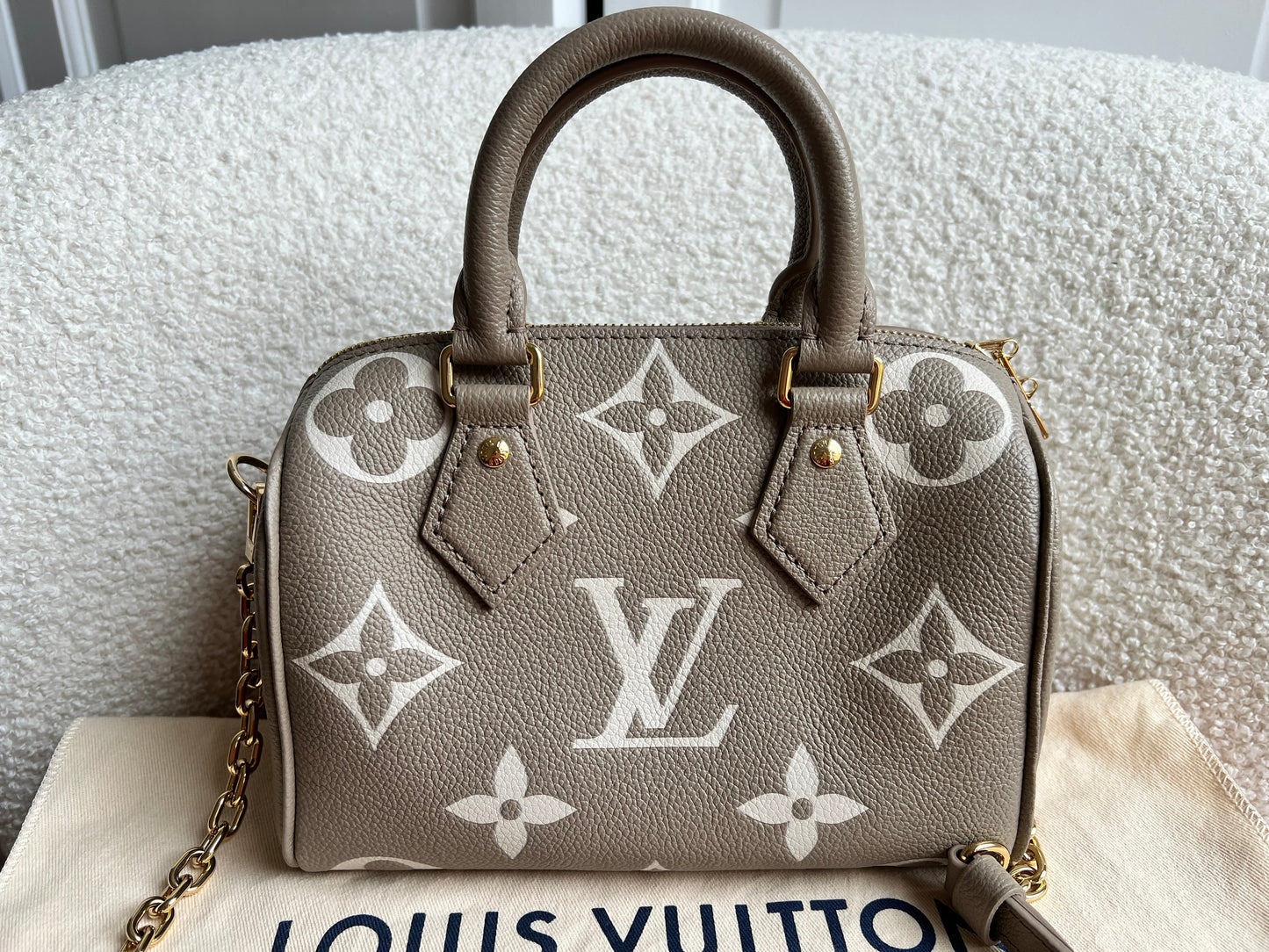 Louis Vuitton Speedy Bicolour Empreinte Bandouliere 20 (RRP £2050)