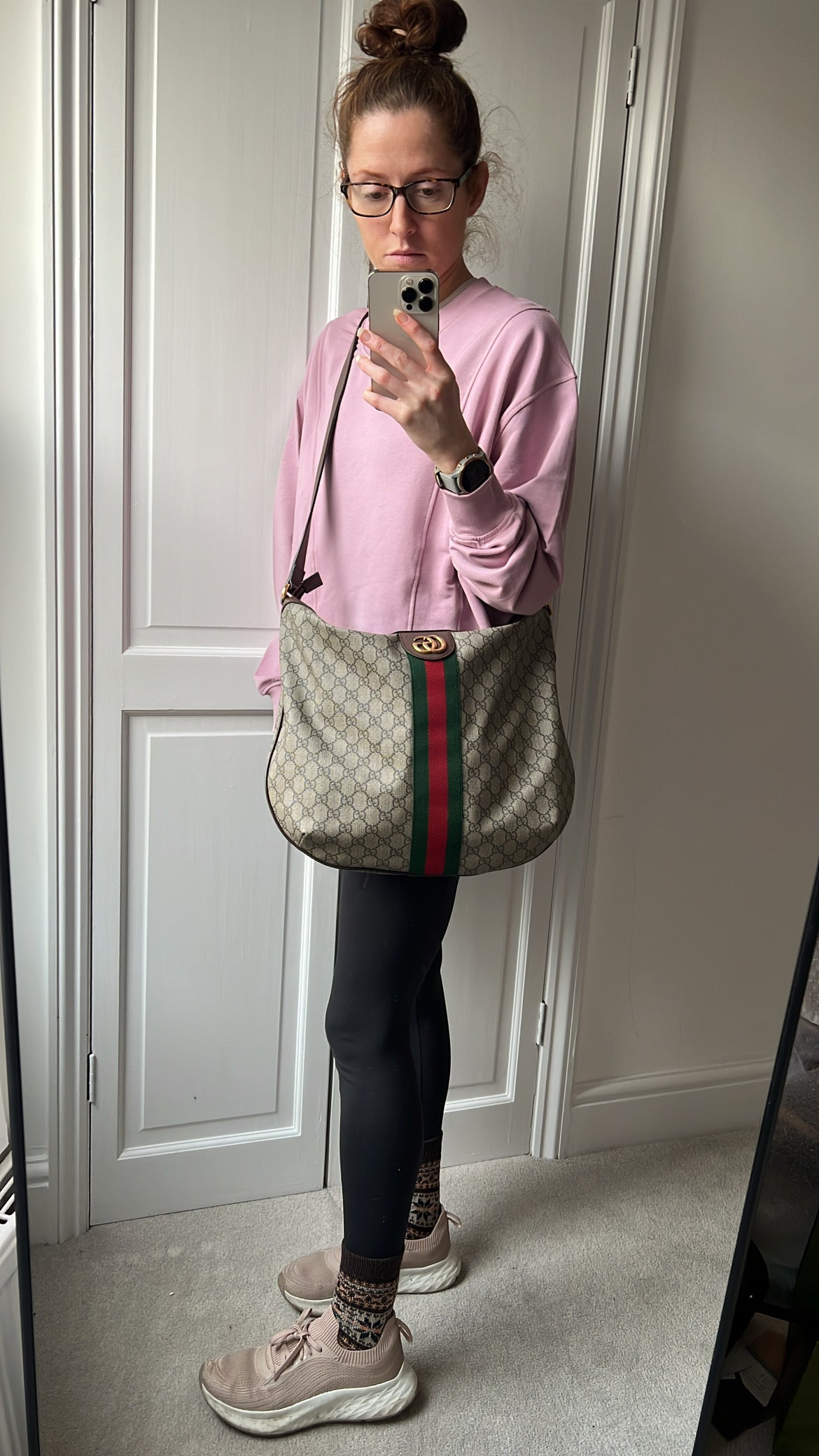 Gucci GG Supreme Ophidia Large Shoulder Bag (RRP £1090)