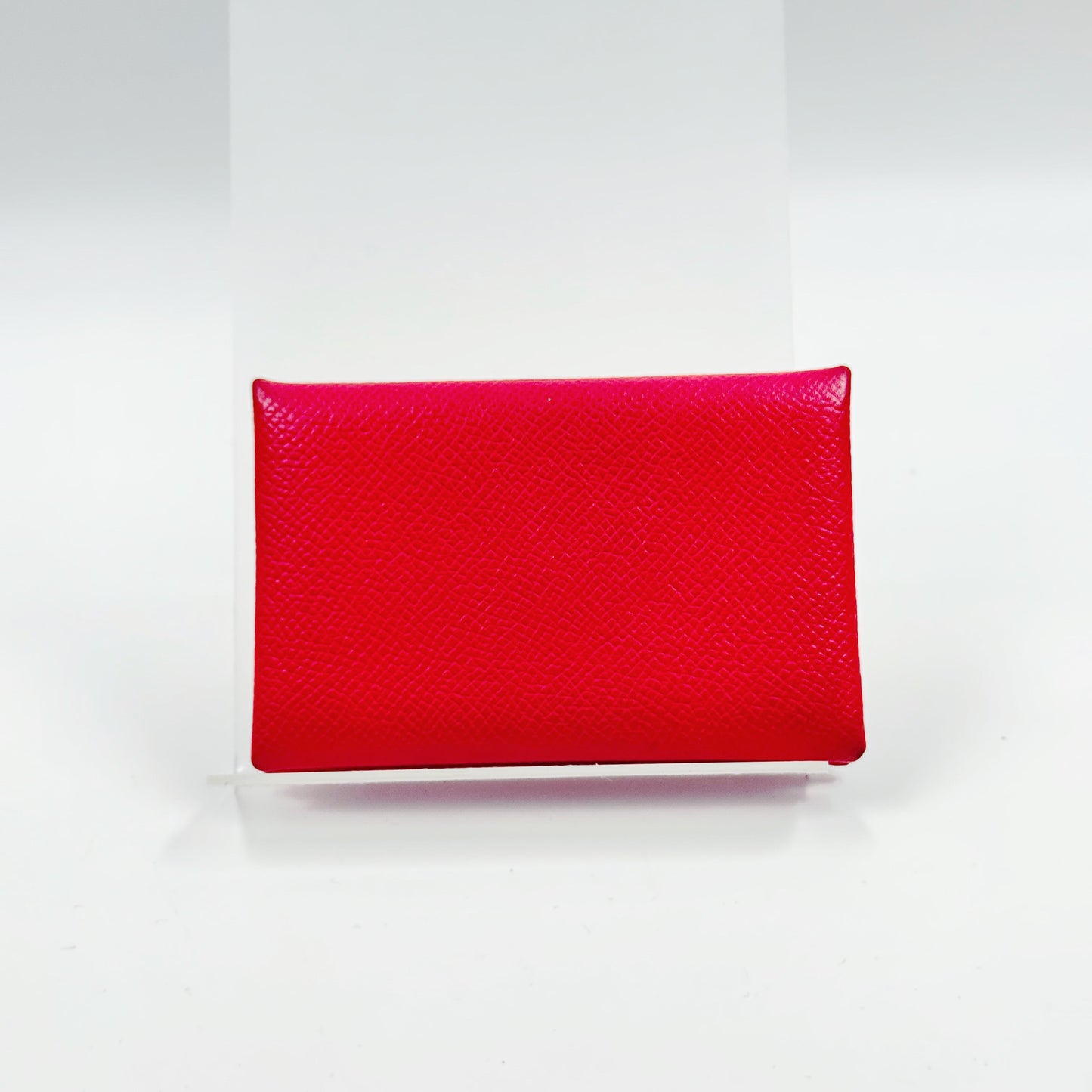 Hermes Epsom Rouge Casaque Calvi Card Case