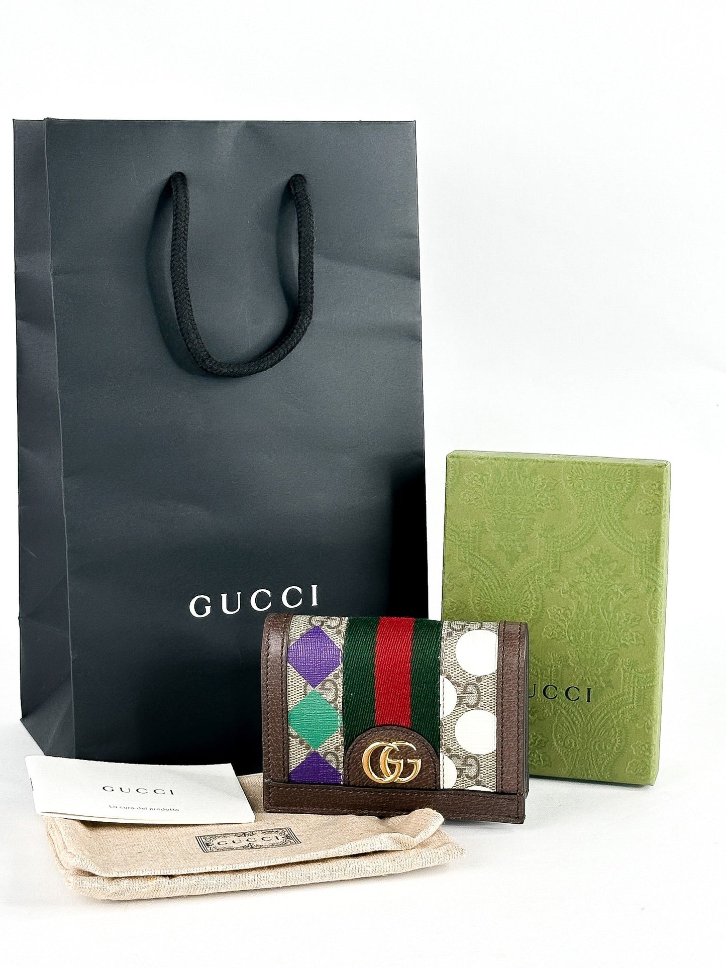 Gucci Ophidia GG Leather Wallet