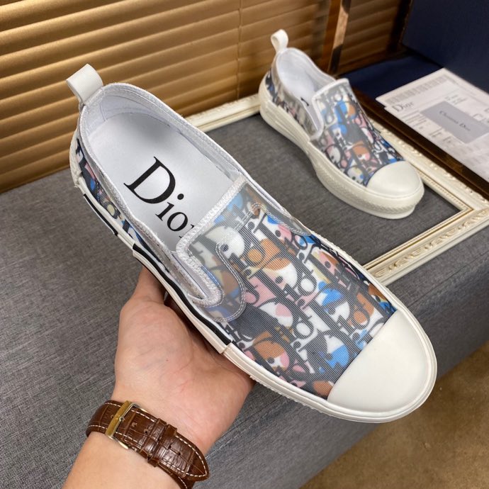 Christian Dior B23 Slip MultiColor And White LOW-TOP SNEAKER