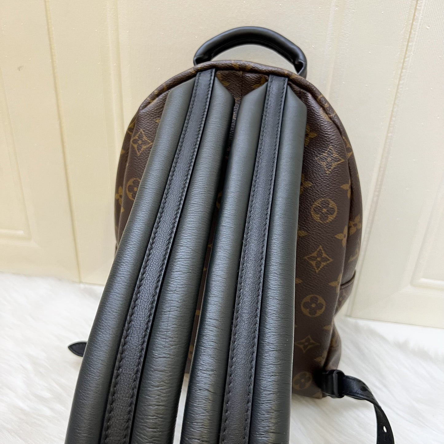 LV Palm Springs PM Backpack in Monogram Canvas and GHW