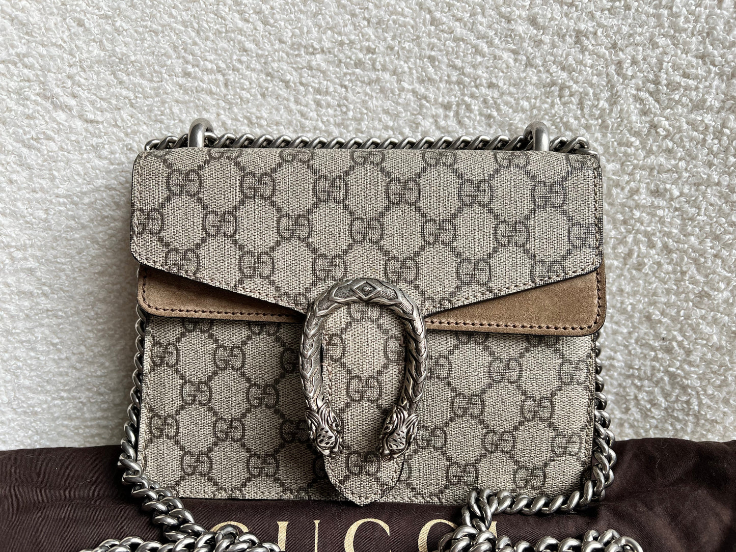 Gucci Dionysus GG Supreme Mini Shoulder Bag (RRP £1,890)