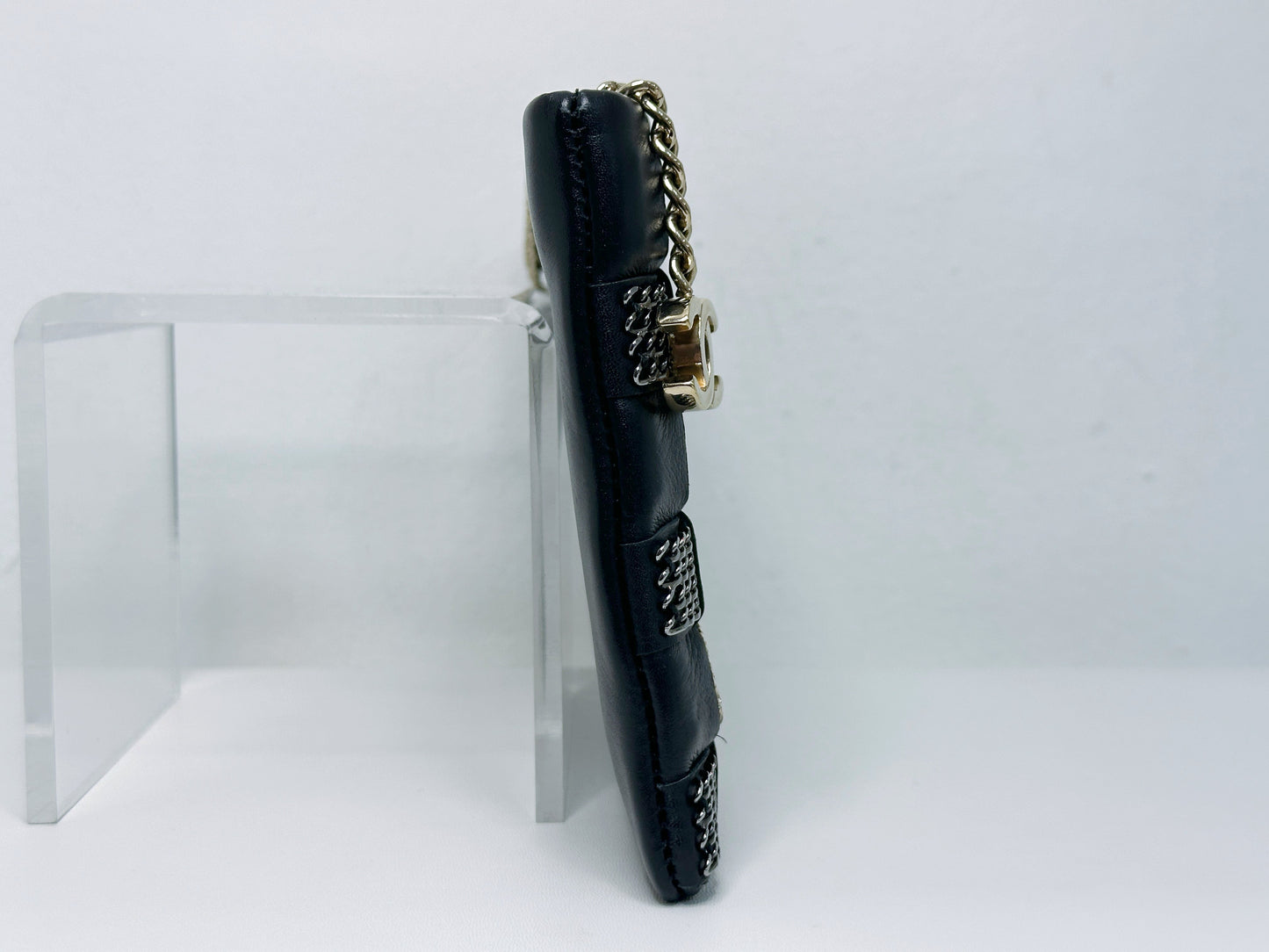 CHANEL VINTAGE WOVEN CLUTCH BAG EVENING 24K GHW 2006 24K GHW 1005 holo card