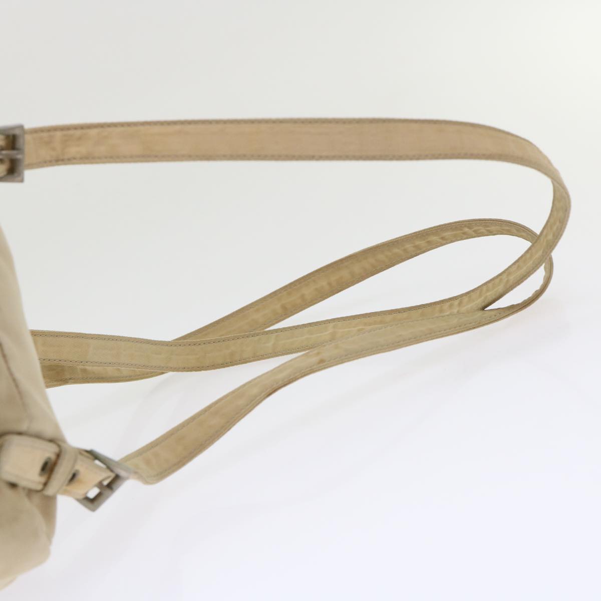 PRADA Backpack Nylon Beige 48226
