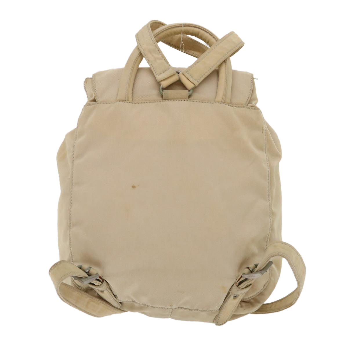 PRADA Backpack Nylon Beige 48226