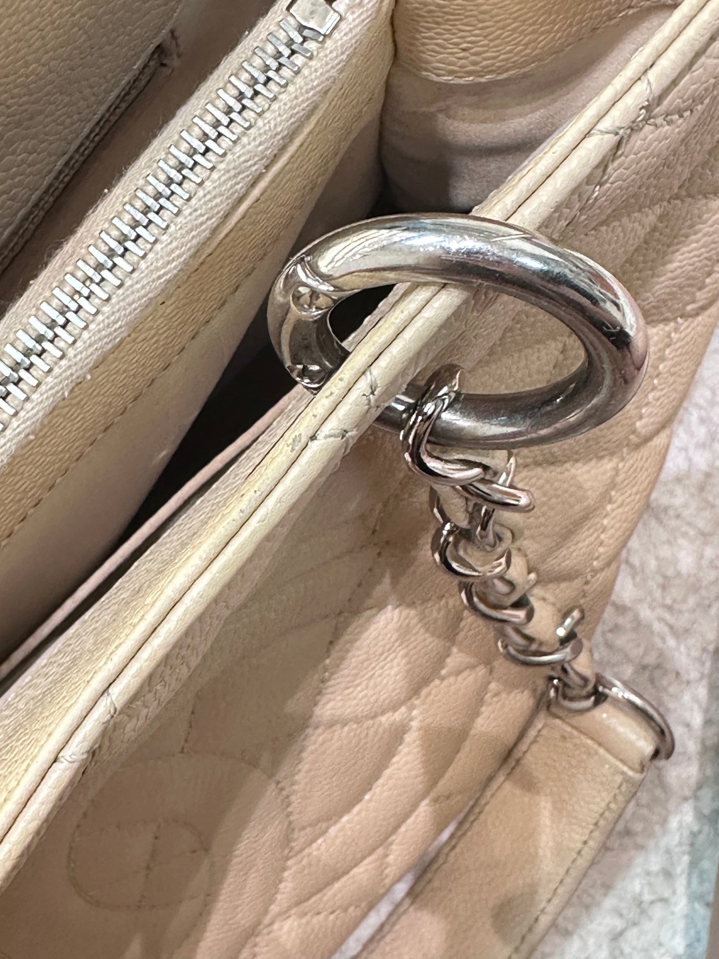 Chanel GST Beige Caviar Shw Bag