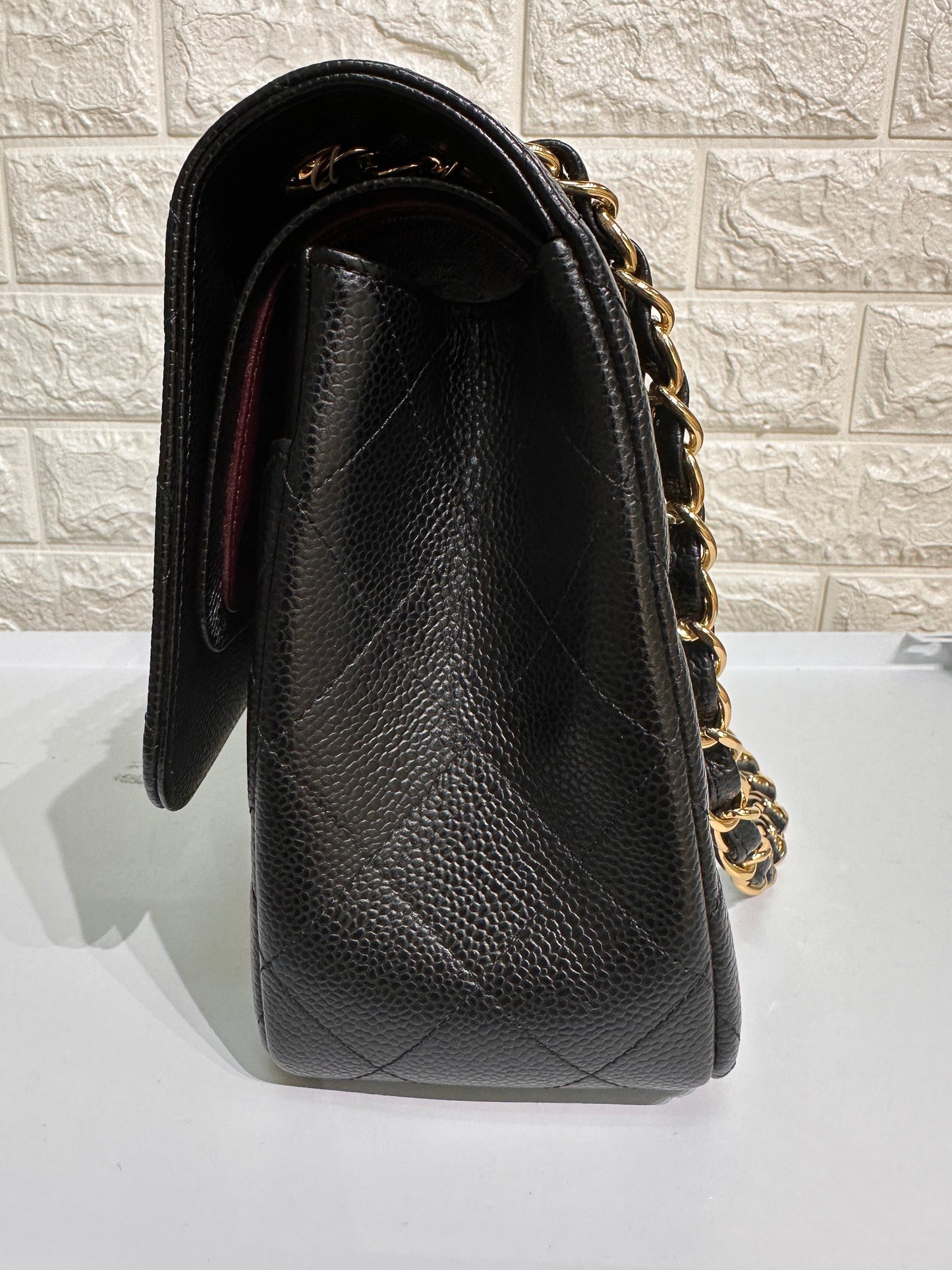 Chanel Jumbo Classic Double Flap Bag Black Caviar GHW
