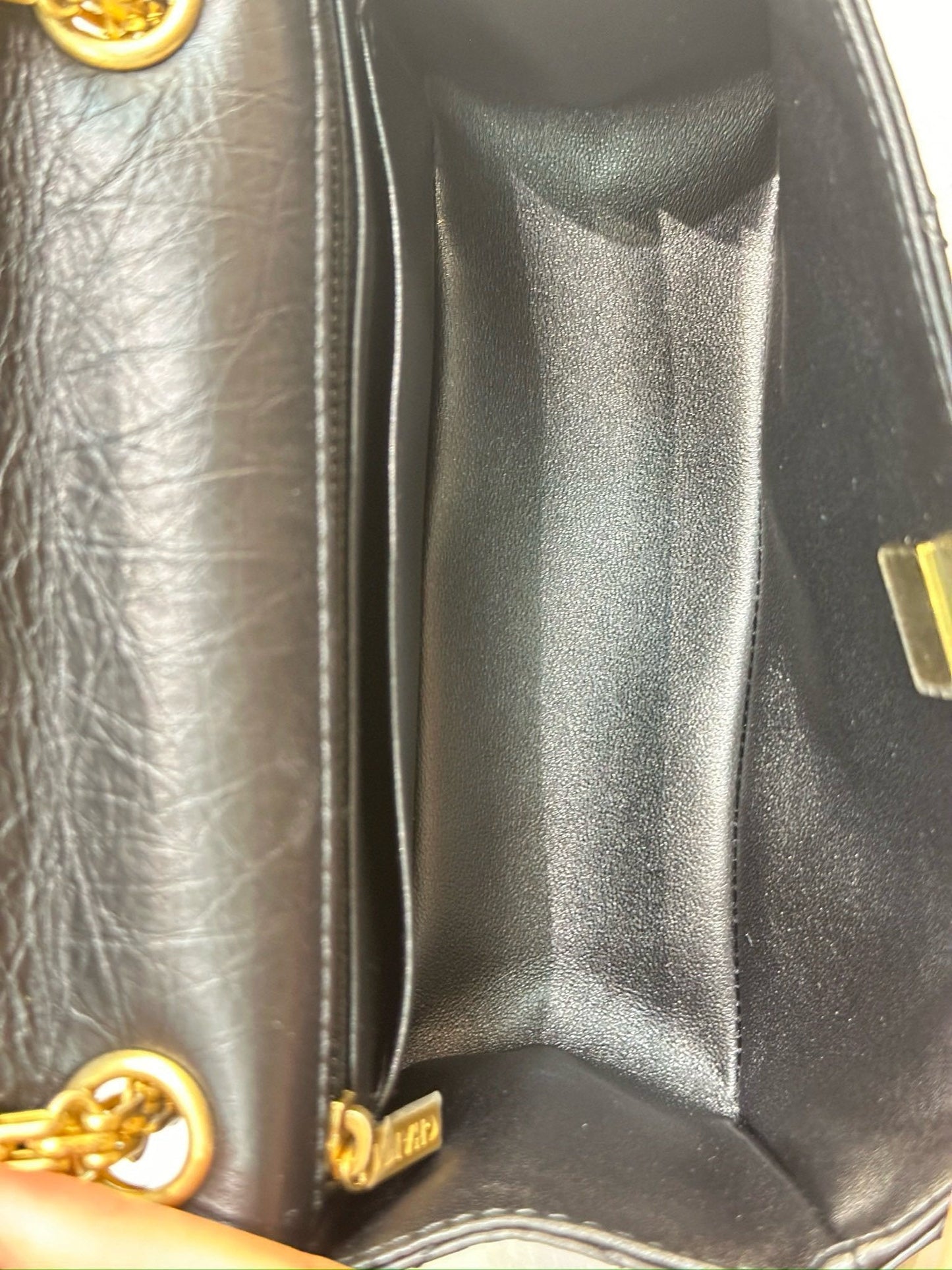 Chanel Mini Aged Calfskin Quilted 2.55 Reissue Flap Black Bag