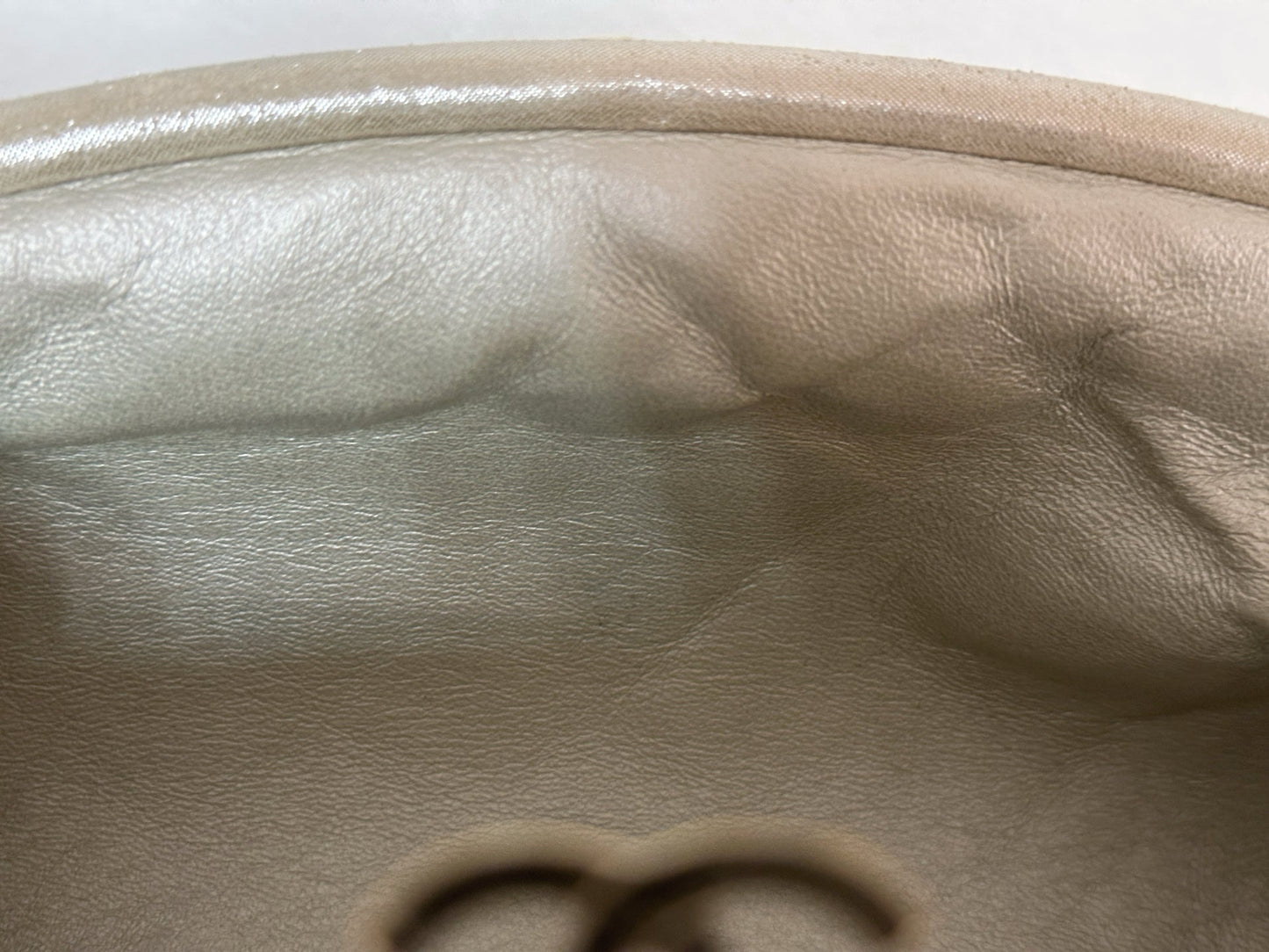 Chanel Timeless Clutch Bag shinny gold beige colour