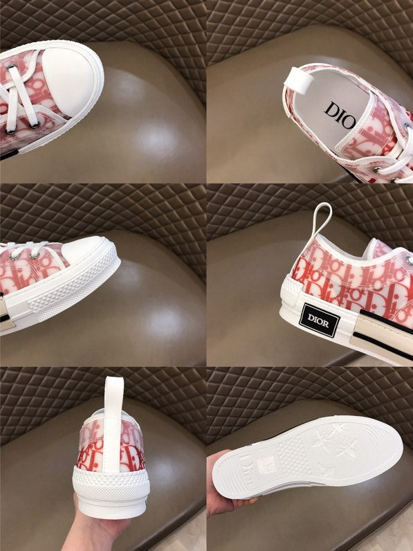 Christian Dior B23 Red Oblique LOW-TOP SNEAKER