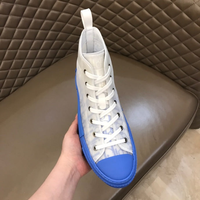 Christian Dior B23 Oblique GradiNew Arrivalt Blue HIGH-TOP SNEAKER