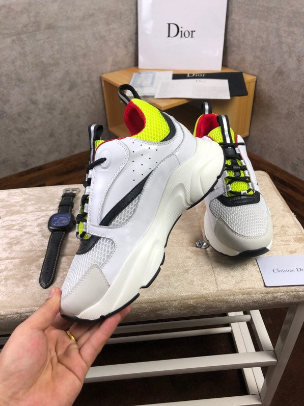 Christian Dior B22 White And Yellow Sneaker