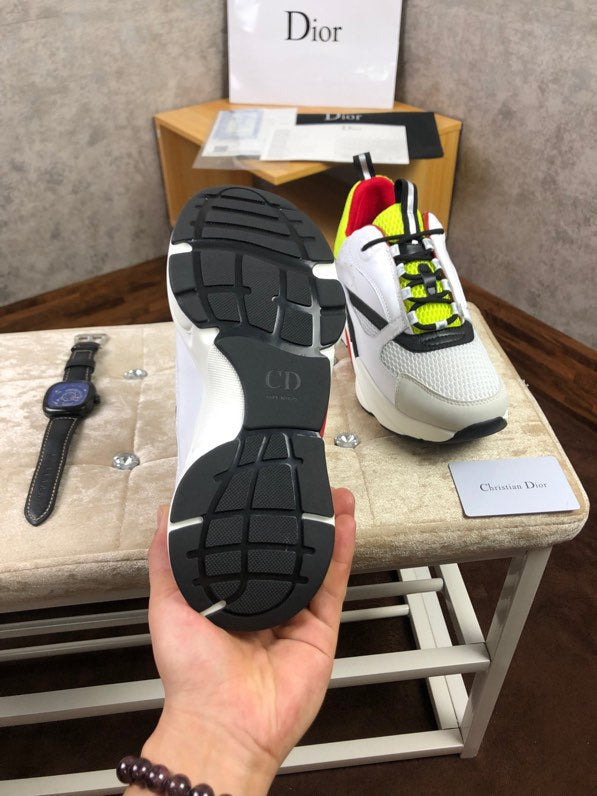 Christian Dior B22 White And Yellow Sneaker