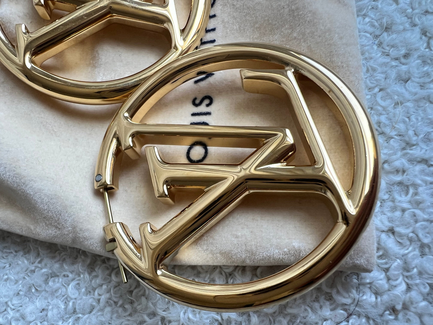 Louis Vuitton Hoop Earrings (RRP £495)
