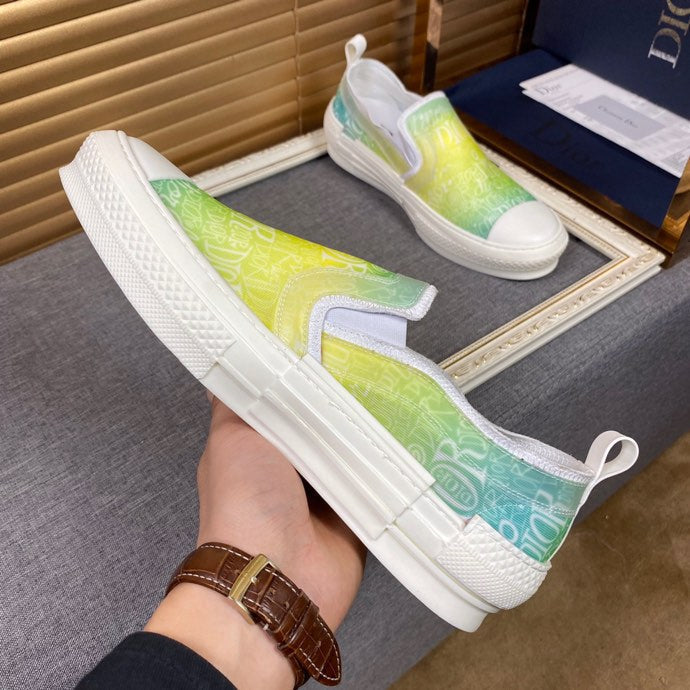 Christian Dior B23 Slip Yellow And White LOW-TOP SNEAKER