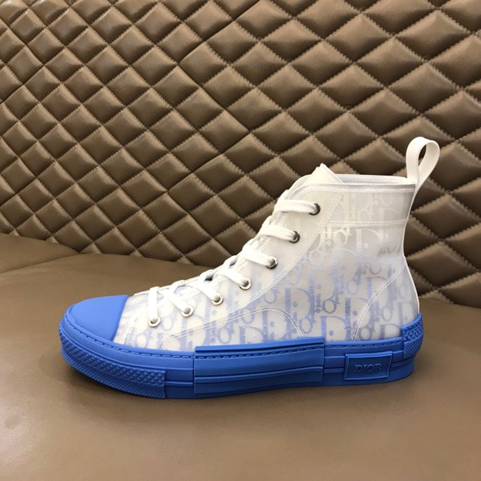 Christian Dior B23 Oblique GradiNew Arrivalt Blue HIGH-TOP SNEAKER