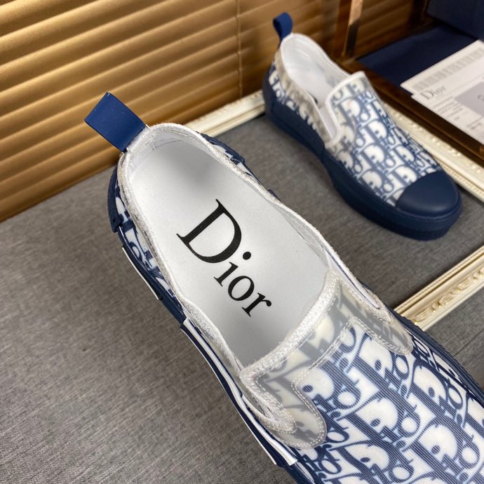 Christian Dior B23 Slip Blue LOW-TOP SNEAKER