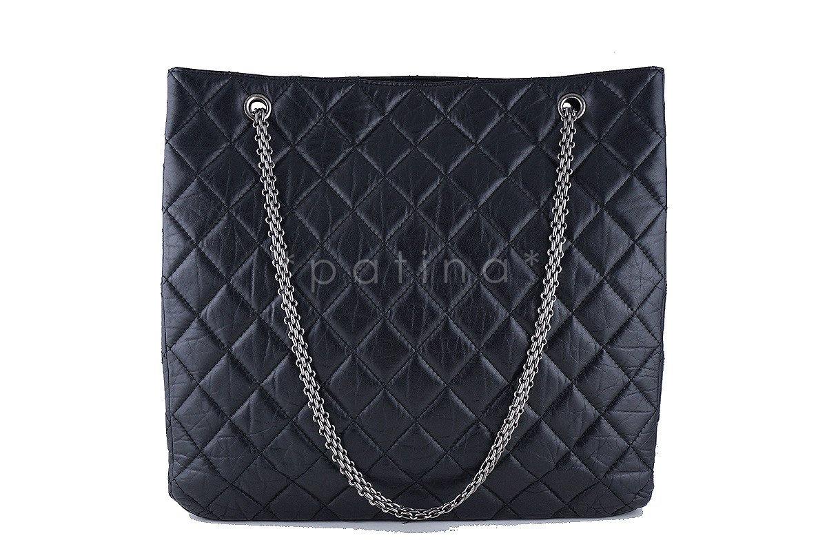$8,000 Chanel Black Legendary Runway 5 Pocket Reissue Tote Bag