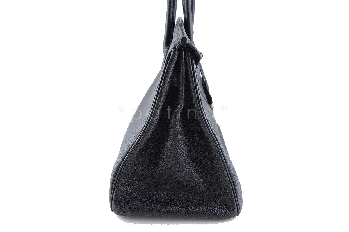 Hermes Black 35cm Birkin Bag, Togo PHW Pristine