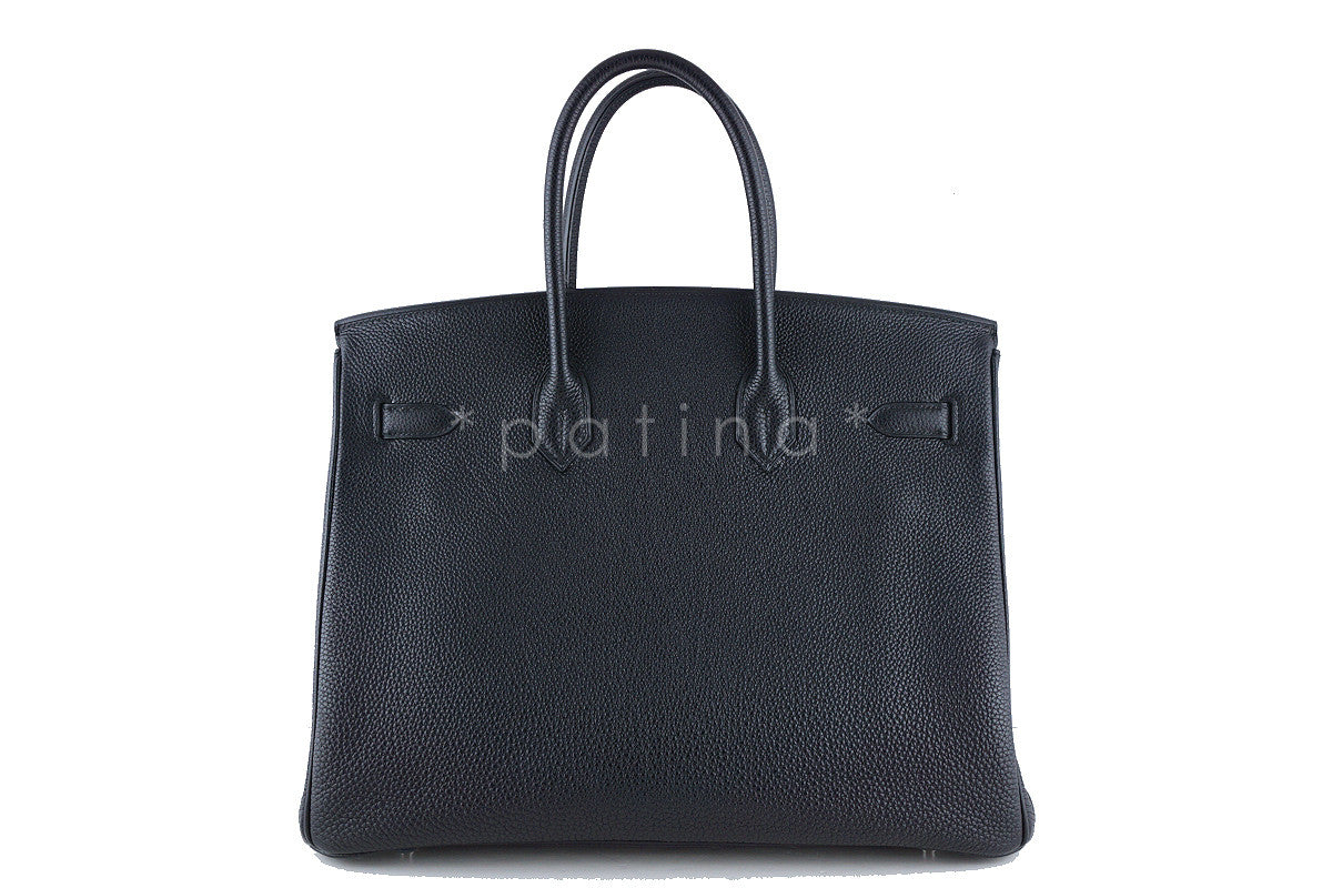 Hermes Black 35cm Birkin Bag, Togo PHW Pristine