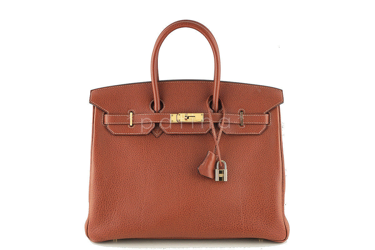Hermes 35cm Birkin Bag, Buffle Skipper Chestnut Brown Marron Glace, Pristine