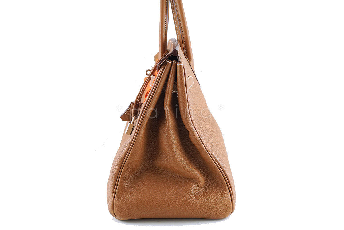 Hermes 35cm Birkin Bag in Gold Togo, PHW