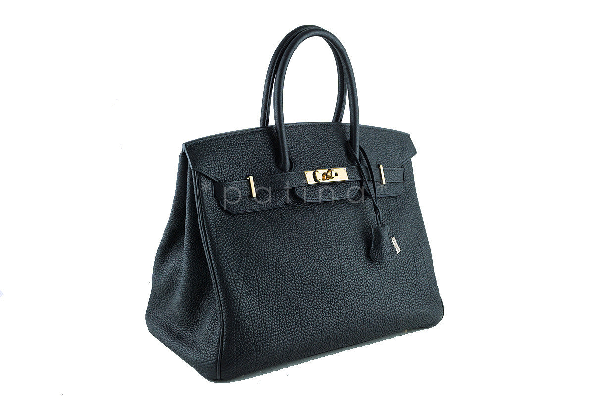 Hermes 35cm Birkin Bag in Black Togo, GHW