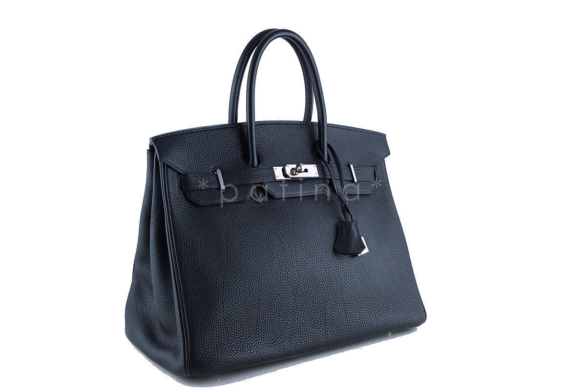 Hermes 35cm Birkin Bag, Black Togo PHW